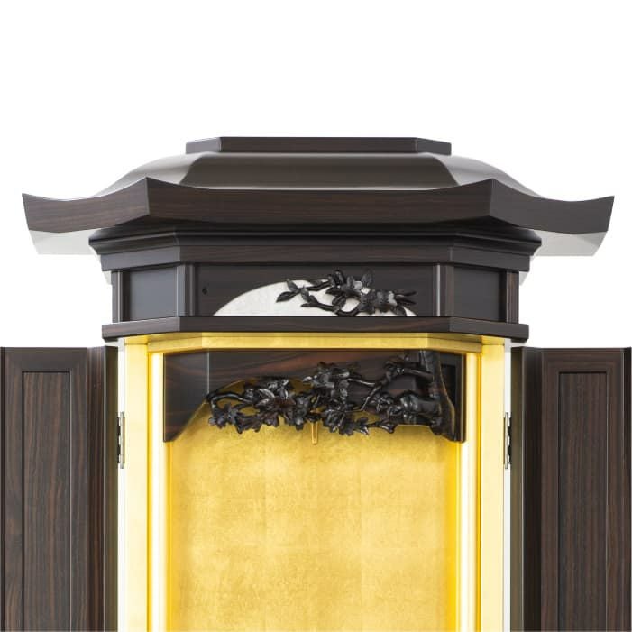 金剛堂 本黒檀 桜結び 創価学会 中古仏壇 1324 桜結び 本黒檀：桜梅桃李.COMから発売！＃創価
