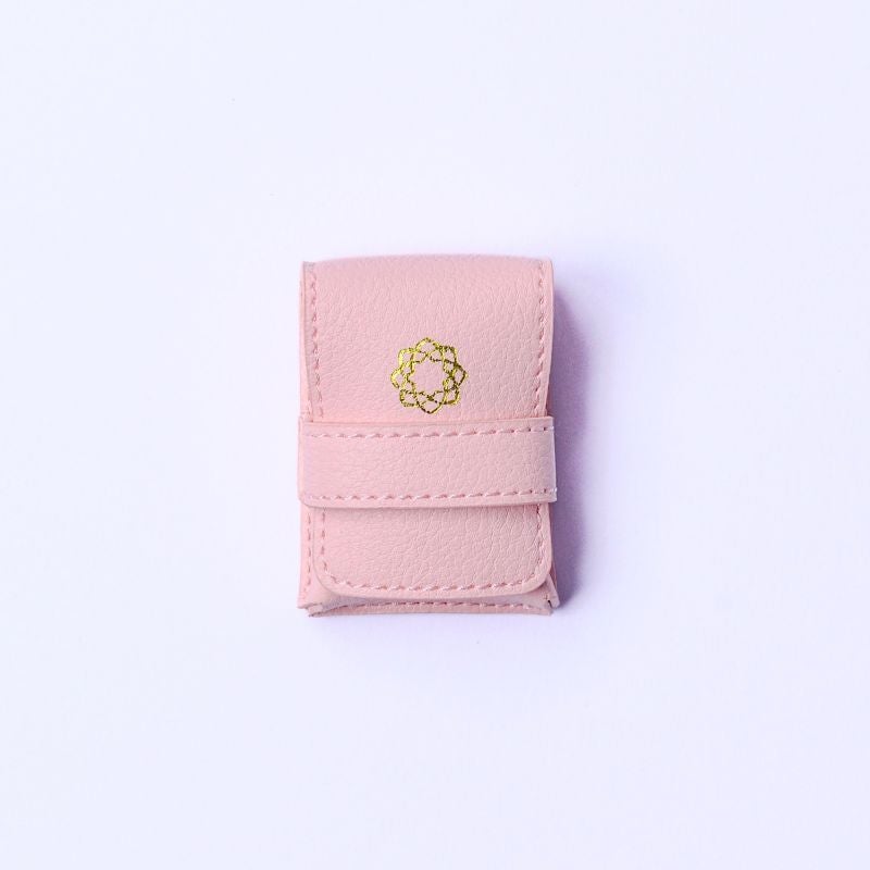 お守りケース 合皮製 ピンク_正面_金剛堂